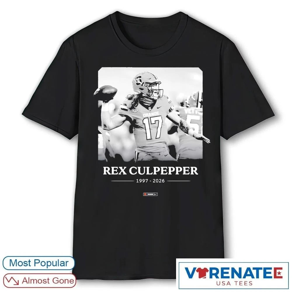 Official RIP Rex Culpepper 1997 – 2026 T-Shirt