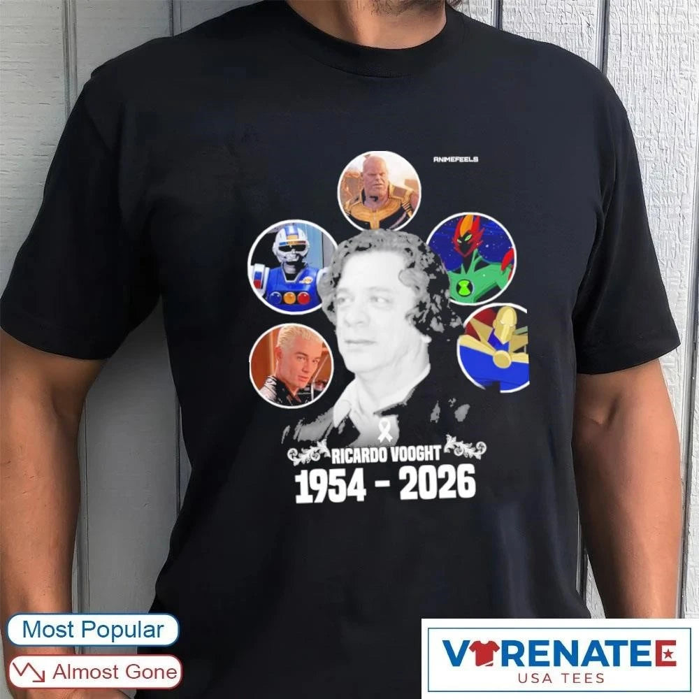 Official RIP Ricardo Vooght 1954 – 2026 T-Shirt