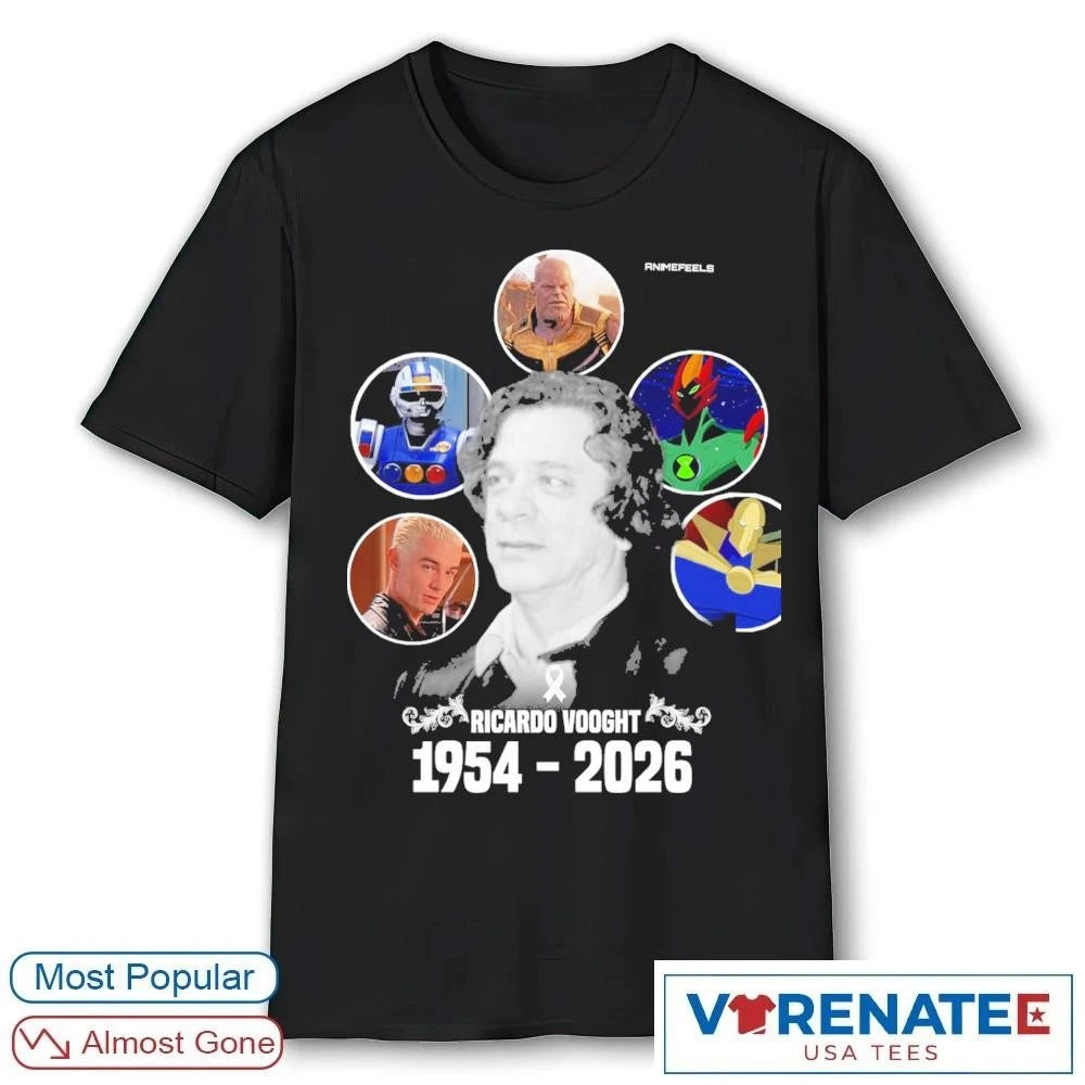 Official RIP Ricardo Vooght 1954 – 2026 T-Shirt