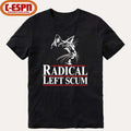 Official Radical Left Scum Black Cat Shirt