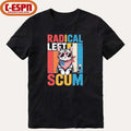 Official Radical Left Scum Cat Retro T-Shirt