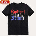 Official Radical Leftist Scum Vintage Style Patriotic Shirt