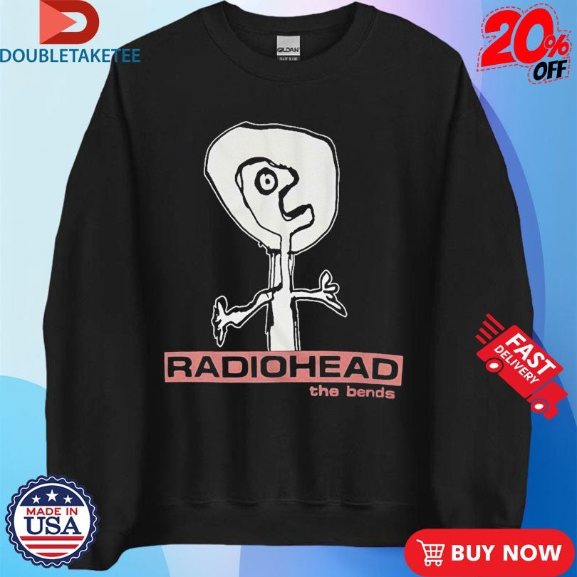 Official Radiohead The Bends Album Shirts