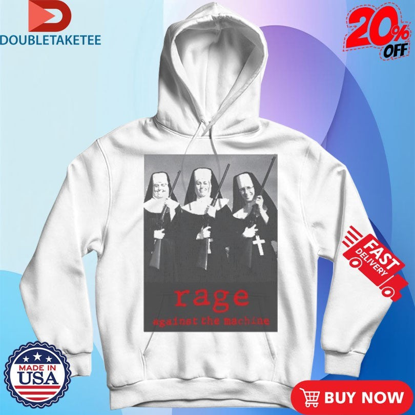 Official Rage Against The Machine Nuns Guns Shirts