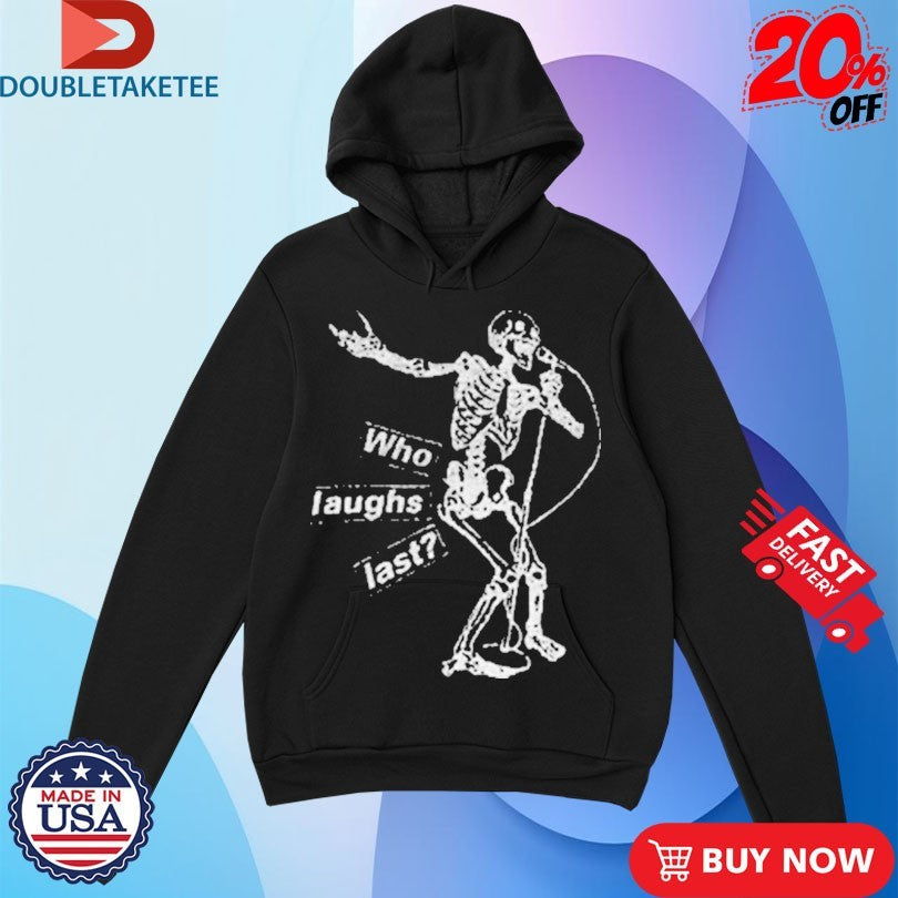 Official Rage Against The Machine Who Laughs Last Skeleton Shirts