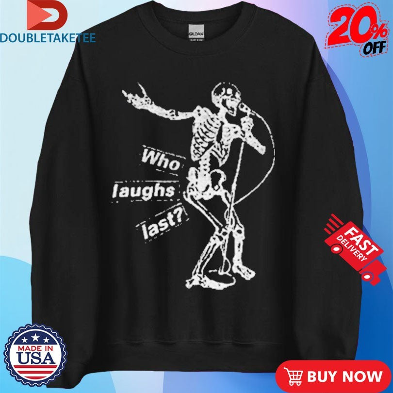 Official Rage Against The Machine Who Laughs Last Skeleton Shirts
