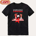 Official Rage against the machine Knowledge is Resistance T-Shirt
