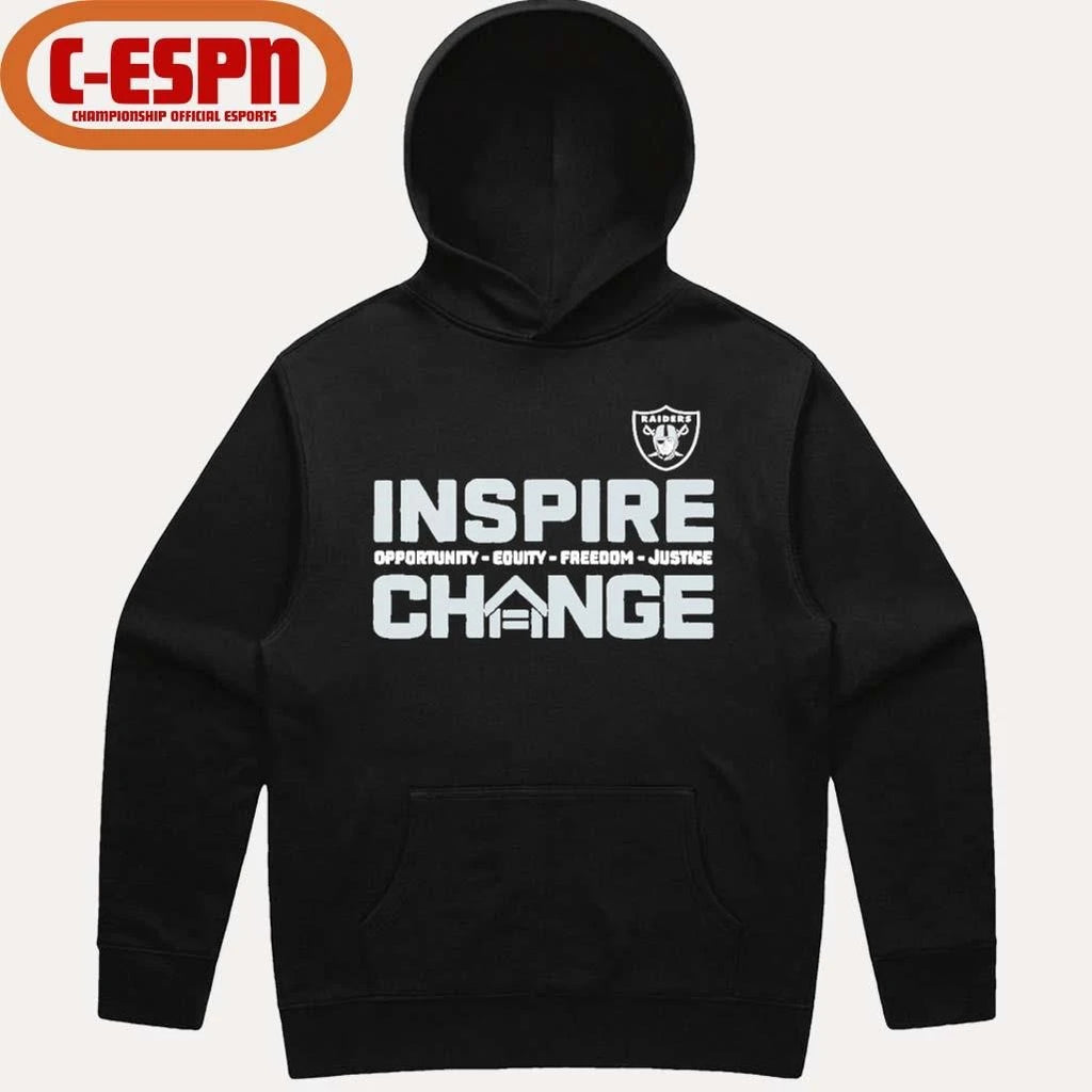 Official Raiders Pete Carroll Inspire Change Shirt