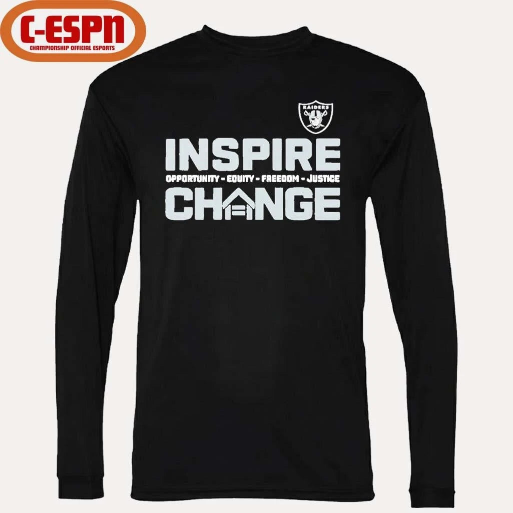 Official Raiders Pete Carroll Inspire Change Shirt
