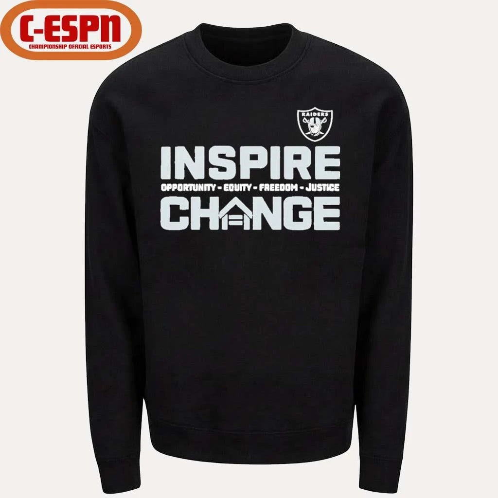 Official Raiders Pete Carroll Inspire Change Shirt