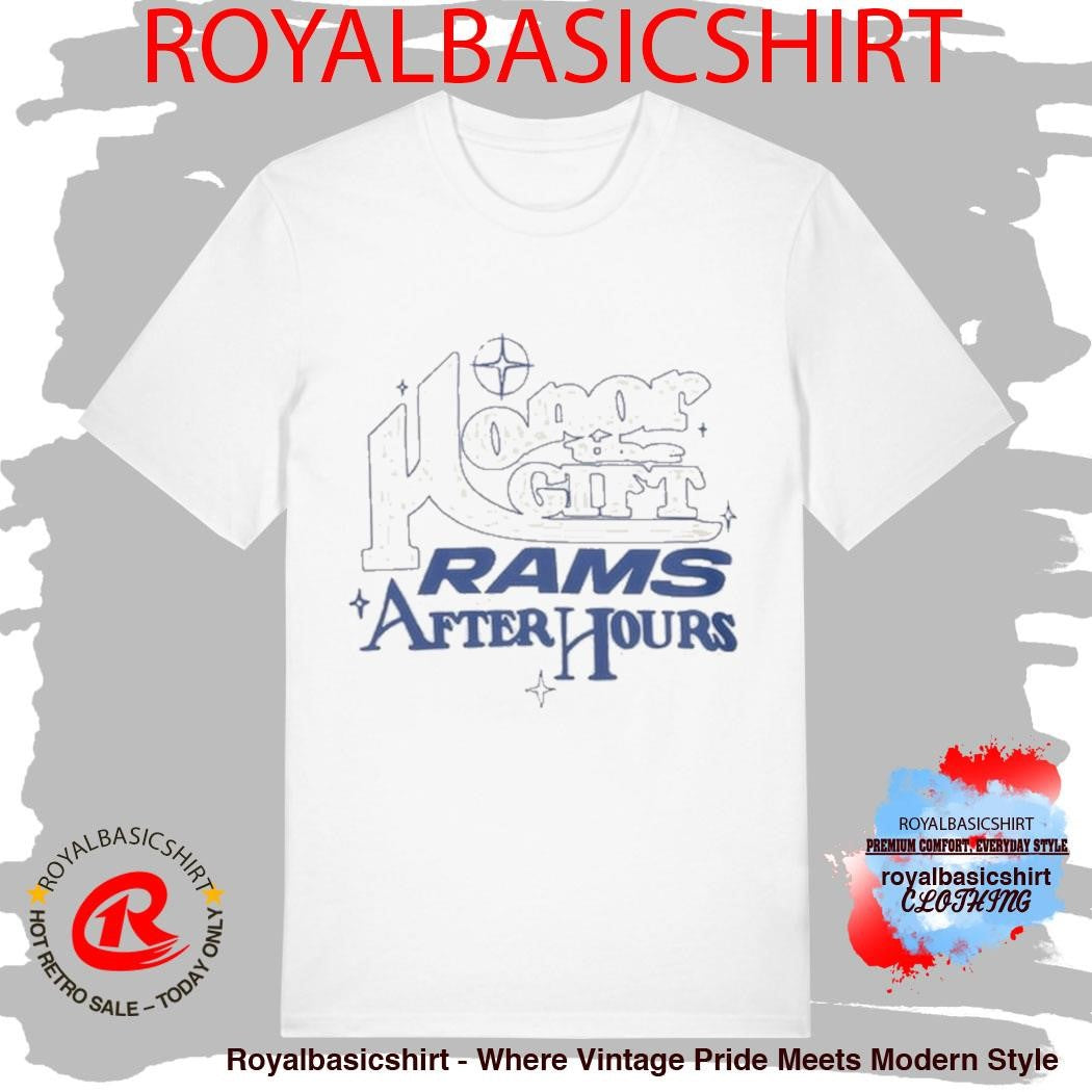 Official Rams Honor The Gift Cream After Hours Giveaway Shirt