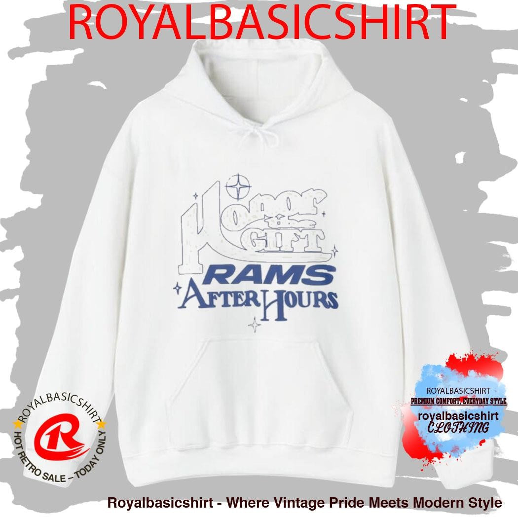 Official Rams Honor The Gift Cream After Hours Giveaway Shirt