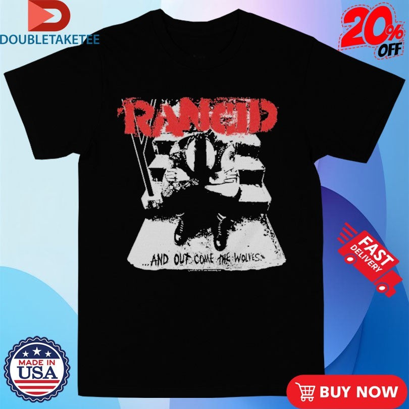 Official Rancid …And Out Come The Wolves Album Shirts