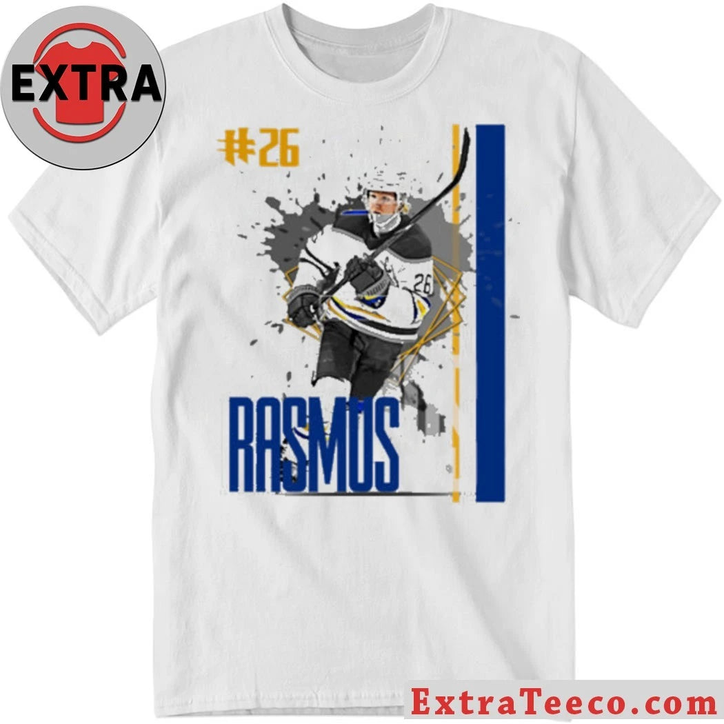 Official Rasmus Dahlin #26 hockey Player Sabres T-Shirt