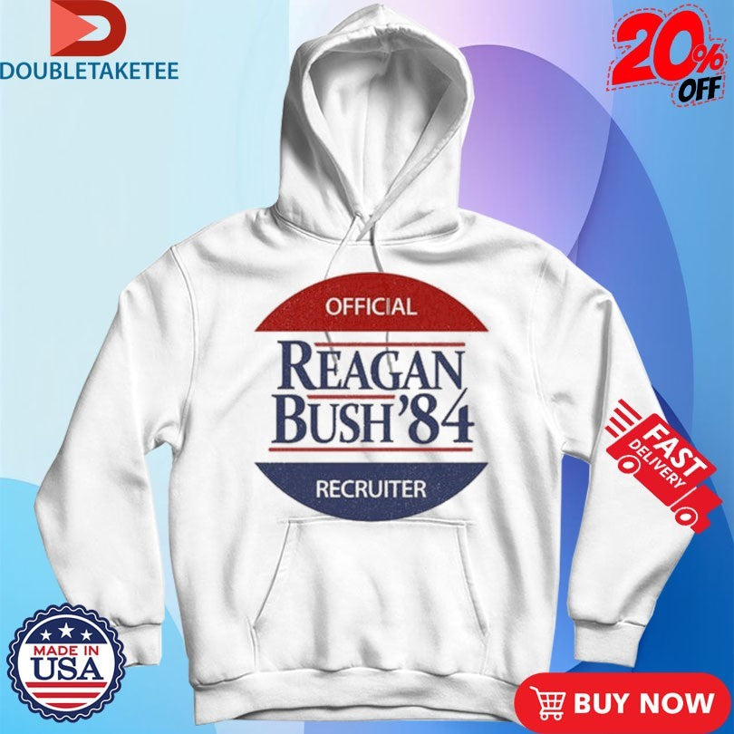 Official Reagan Bush Recruiter 1984 Shirts