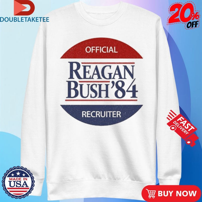 Official Reagan Bush Recruiter 1984 Shirts