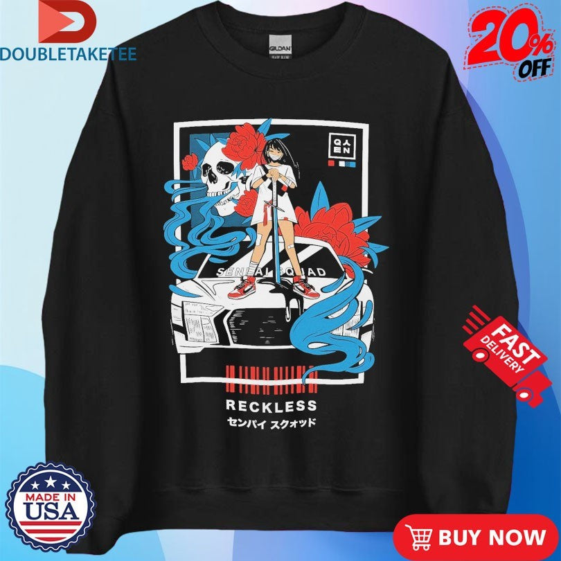 Official Reckless Senpai Squad Anime Waifu Anime Waifu Shirts