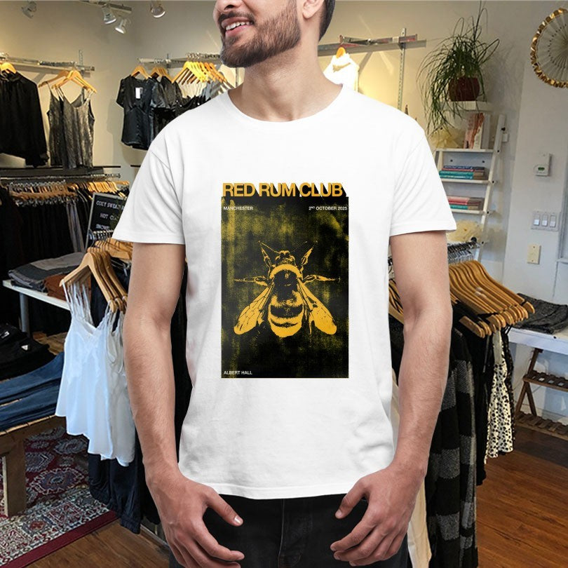 Official Red Rum Club October 2 2025 Albert Hall In Manchester UK Bee Shirts