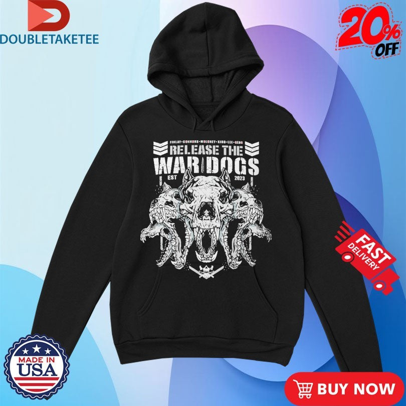 Official Release The War Dogs  Est 2023 New Japan Pro Wrestling Shirts