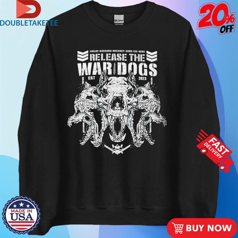 Official Release The War Dogs  Est 2023 New Japan Pro Wrestling Shirts