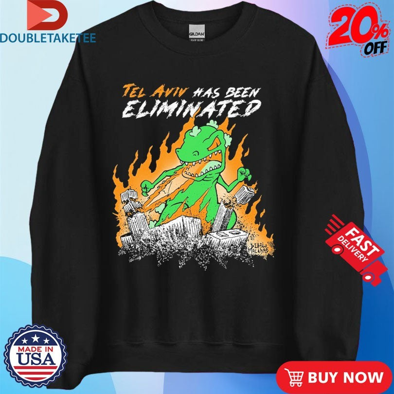 Official Reptar Tel Aviv Is Has Been Eliminated Dinosaur Shirts