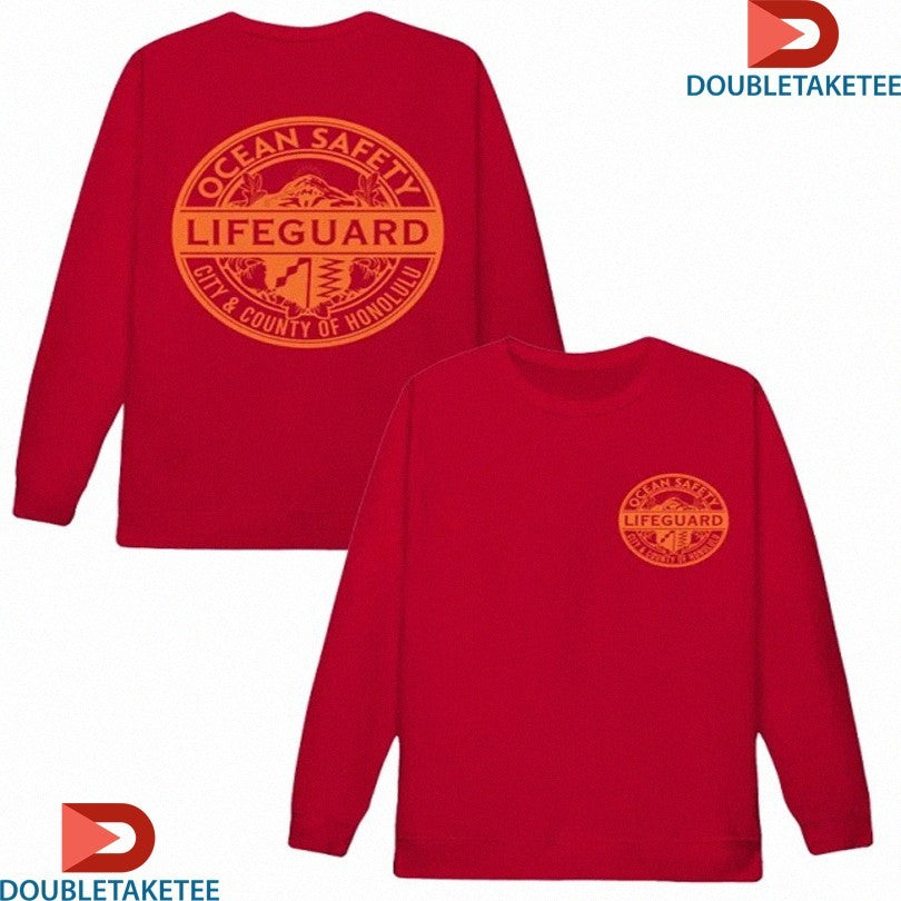 Official Rescue HI-Surf Emily Wright Ocean Safety Lifeguard City &amp; County Of Honolulu Shirts