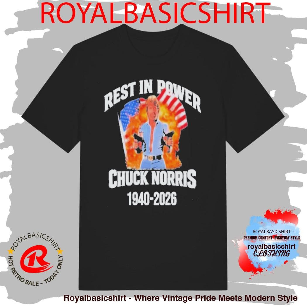 Official Rest In Peace Chuck Norris Legend 1940-2026 Shirt