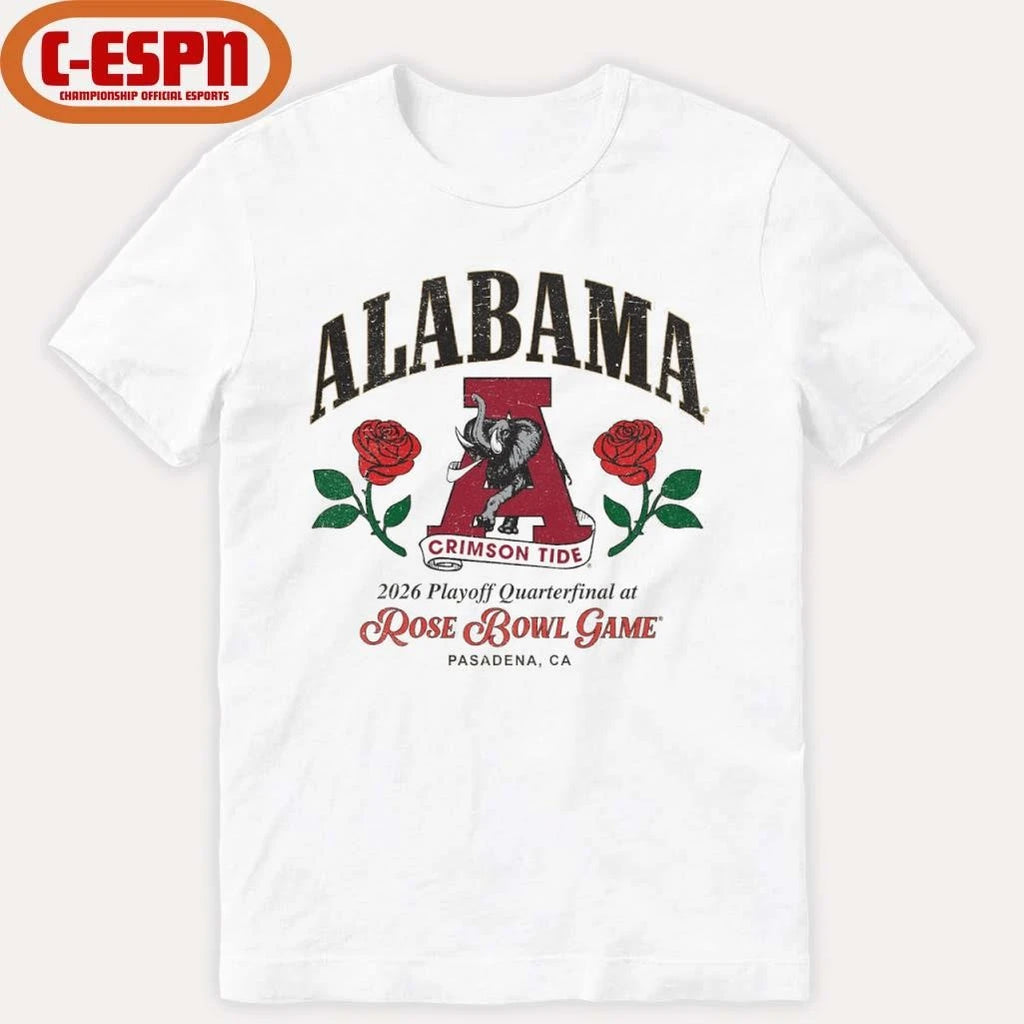 Official Retro Alabama Rose Bowl 2026 CFP shirt