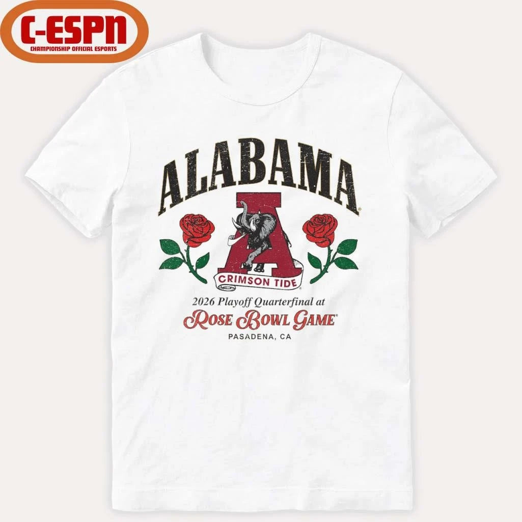 Official Retro Alabama Rose Bowl 2026 CFP shirt