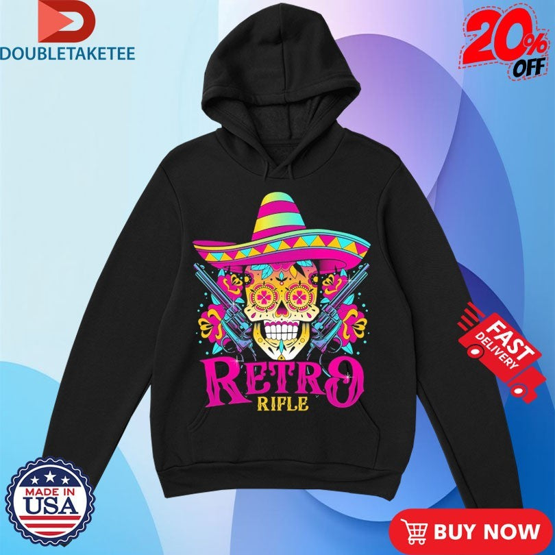 Official Retro Rifle Cinco Skull Shirts