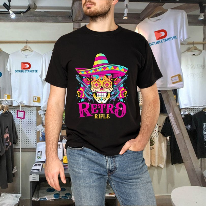 Official Retro Rifle Cinco Skull Shirts
