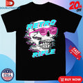 Official Retro Rifle Glitched Skull Shirts
