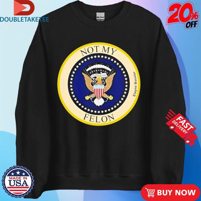 Official Rev. Kenneth Russell Barber II Not My Felon Elayne Boosler Shirts