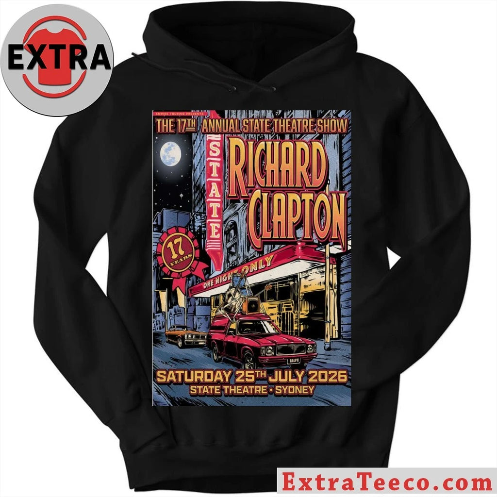 Official Richard Clapton Sydney AUS 7 25 2026 Poster Shirt