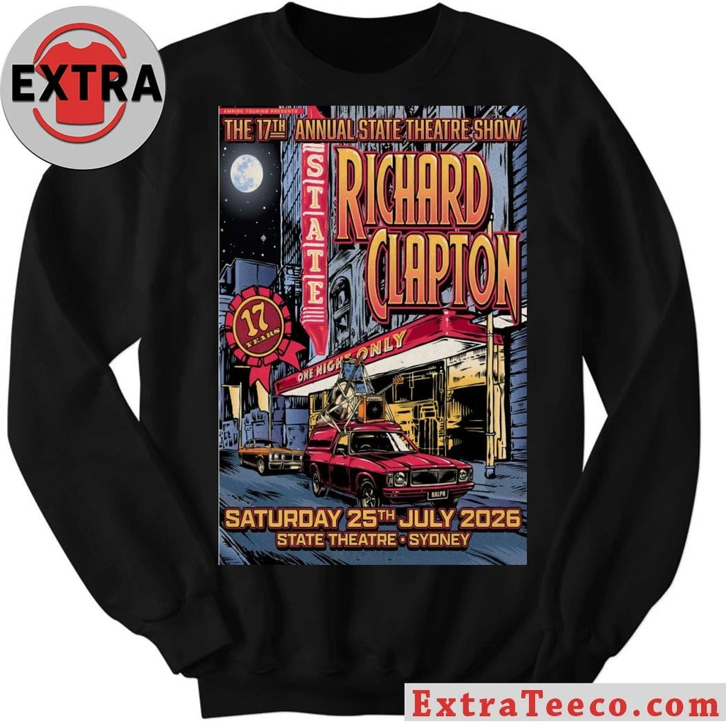Official Richard Clapton Sydney AUS 7 25 2026 Poster Shirt