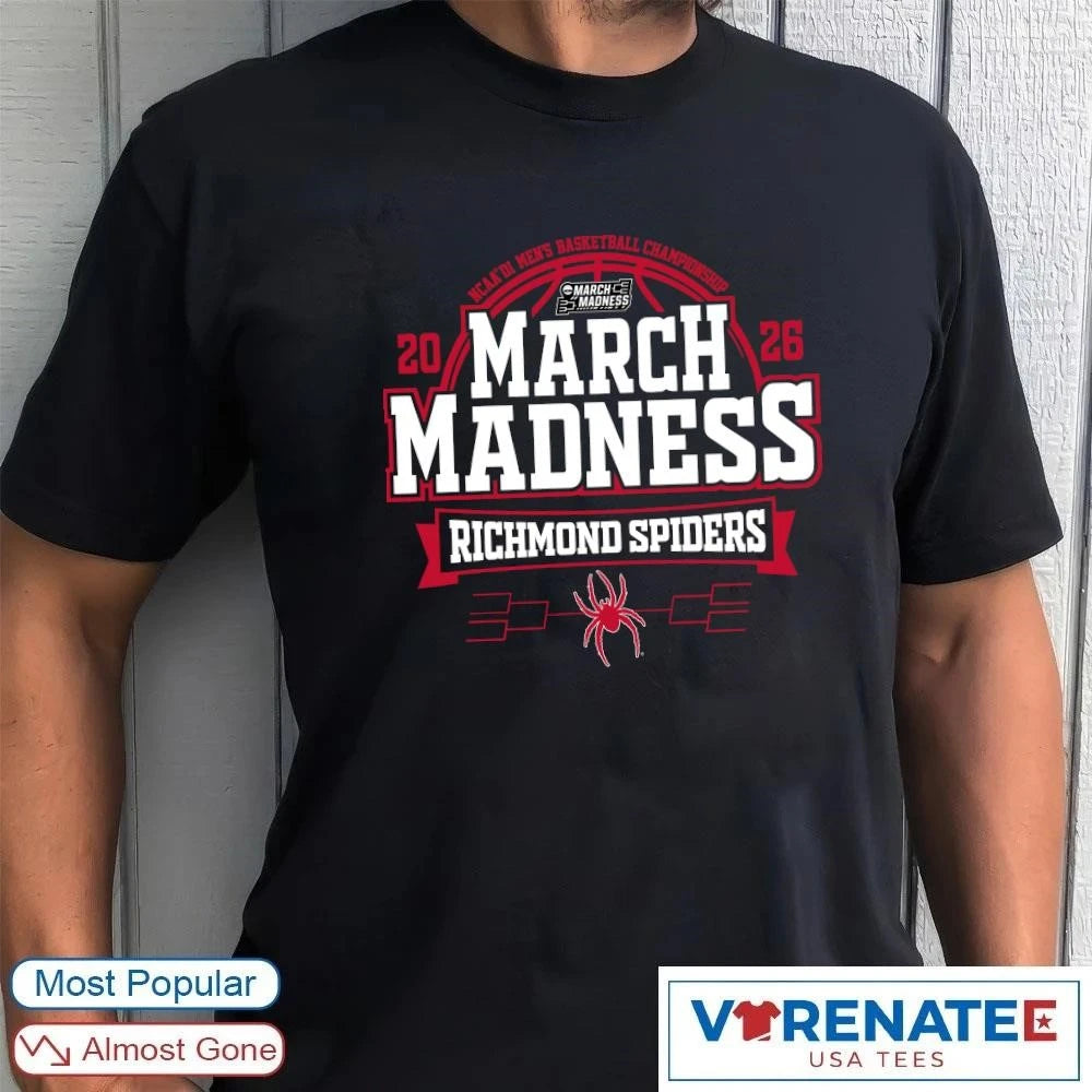Official Richmond Spiders 2026 NCAA DI Men’s Basketball Championship March Madness Bound T-Shirt