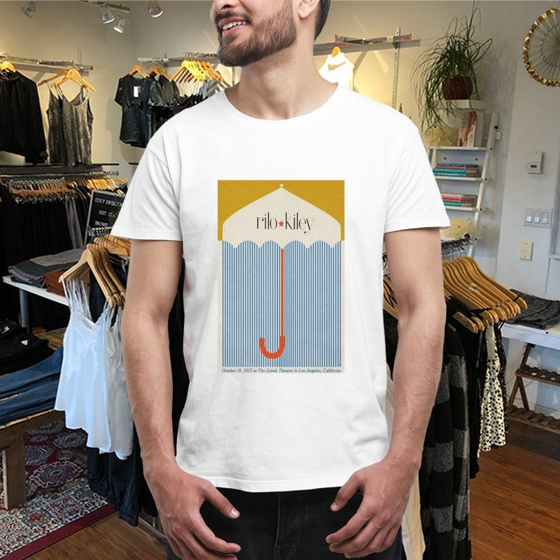 Official Rilo Kiley 10.18.2025 Tour Los Angeles, CA Umbrella Shirts