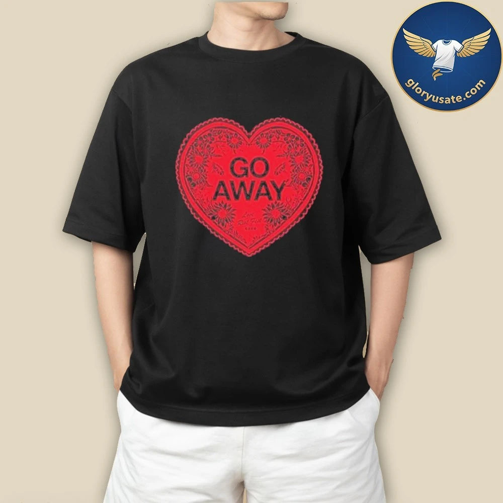 Official Riot Fest GO AWAY HEART Valentine 2026 Shirt