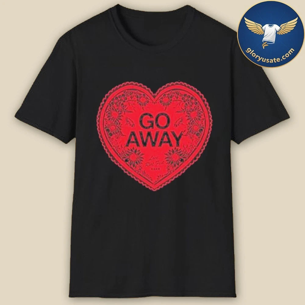 Official Riot Fest GO AWAY HEART Valentine 2026 Shirt