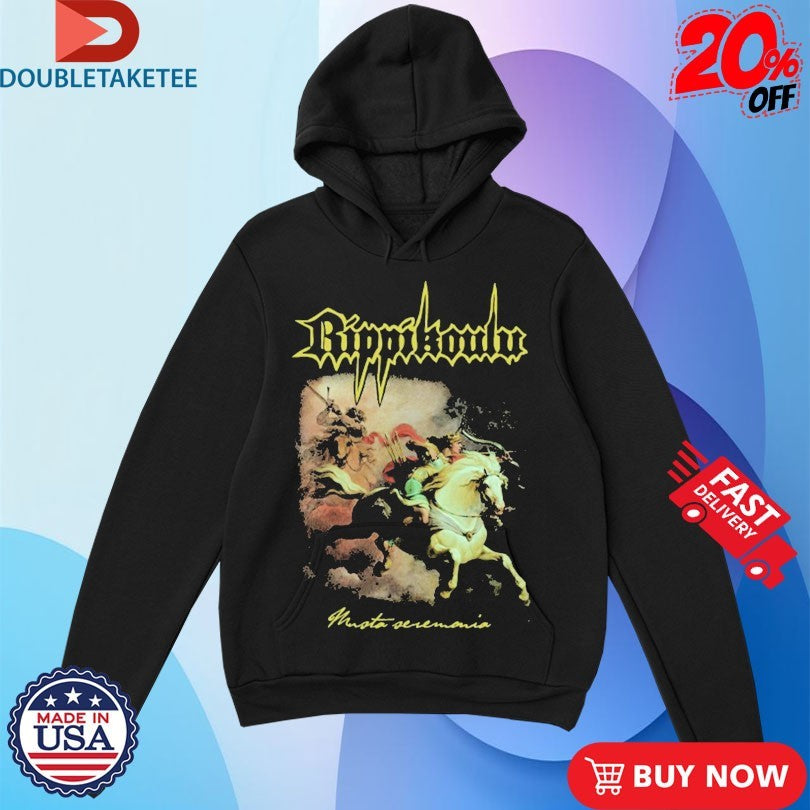 Official Rippikoulu Musta Seremonia Horseman Shirts
