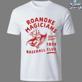 Official Roanoke Magicians Virginia League Defunct Baseball Teams 1894 T-shirts