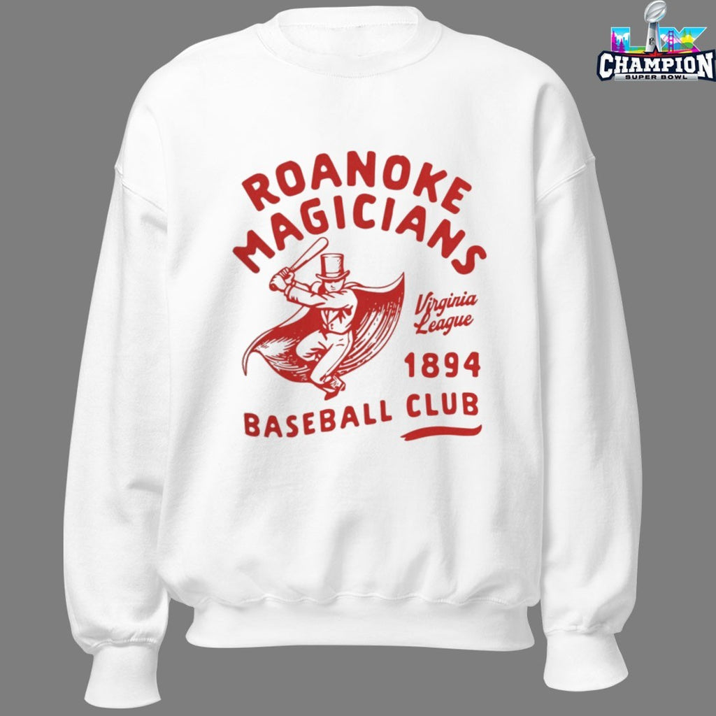 Official Roanoke Magicians Virginia League Defunct Baseball Teams 1894 T-shirts