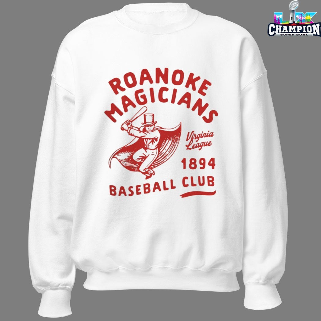 Official Roanoke Magicians Virginia League Defunct Baseball Teams 1894 T-shirts