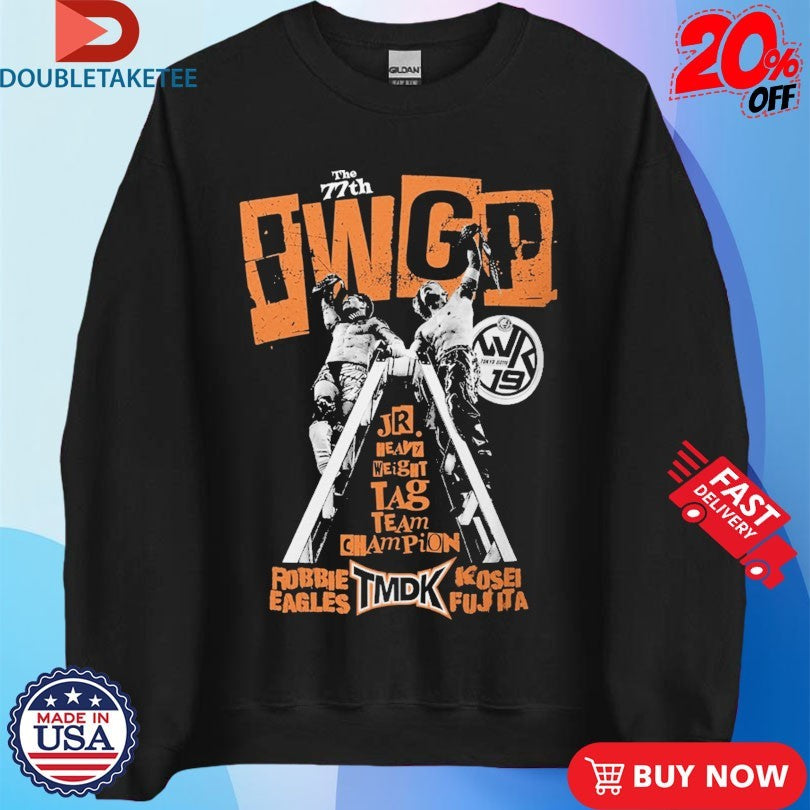 Official Robbie &amp; Fujita The 77th Champions Shirts