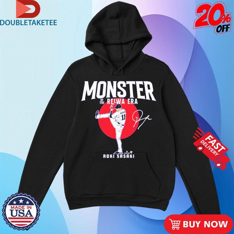 Official Roki Sasaki Monster Of The Reiwa Era Signature Shirts