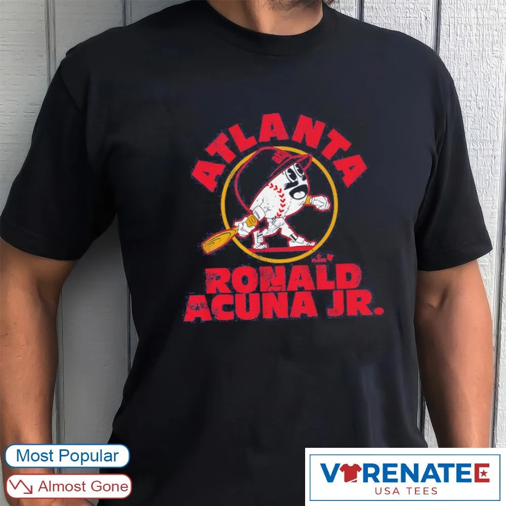 Official Ronald Acuña Jr Baseball Buddies Atlanta Braves MLB T-Shirt