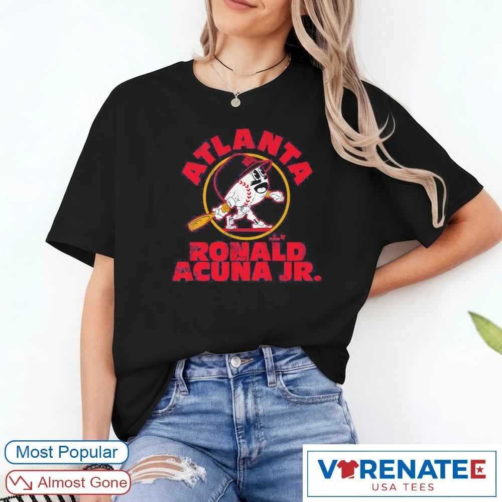Official Ronald Acuña Jr Baseball Buddies Atlanta Braves MLB T-Shirt