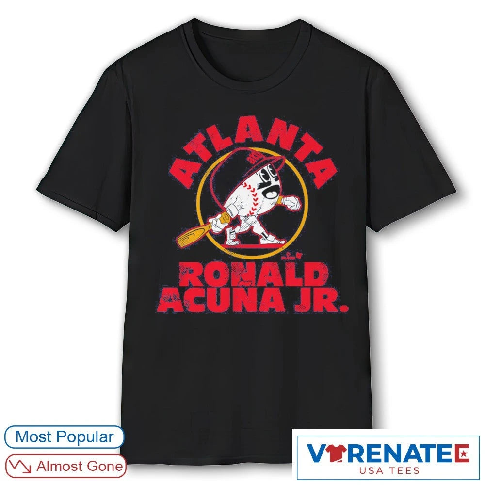 Official Ronald Acuña Jr Baseball Buddies Atlanta Braves MLB T-Shirt