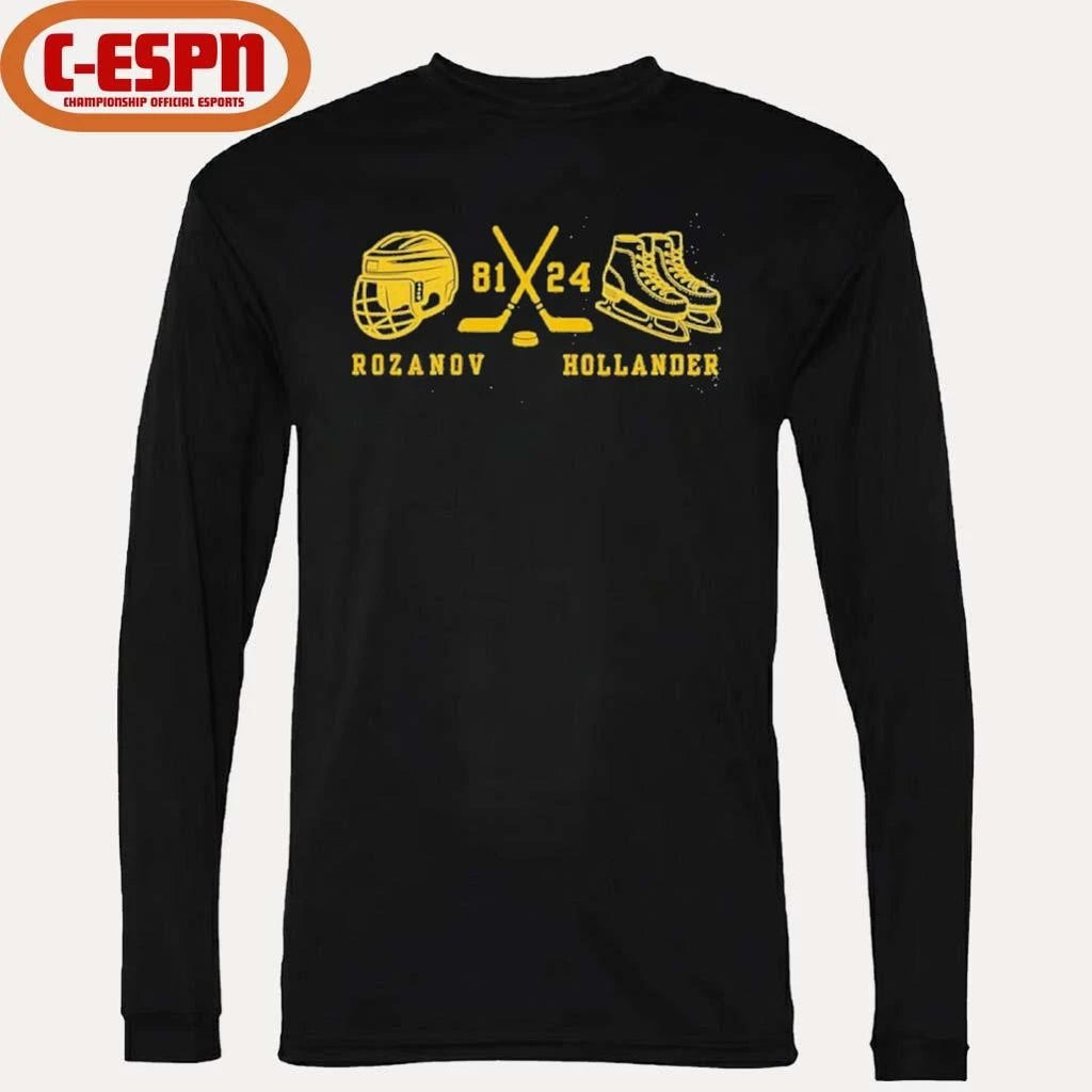 Official Rozanov And Hollander Boston Raiders Hockey Shirt
