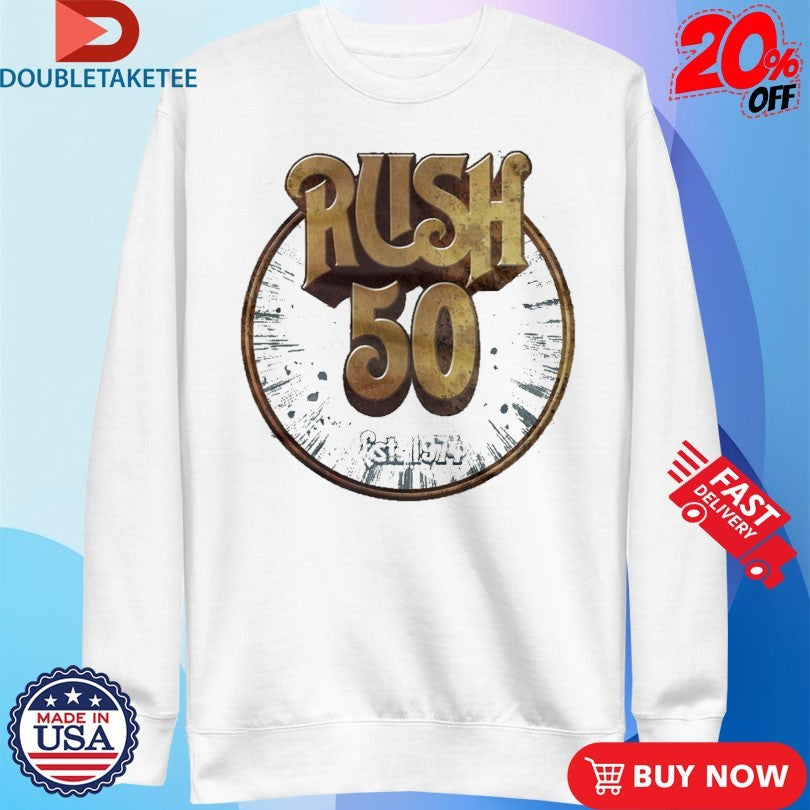 Official Rush 50 Est 1974 Shirts